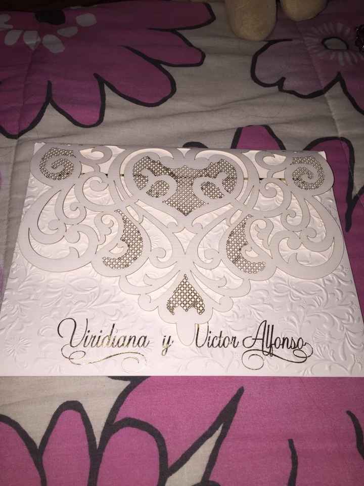 Llegaron mis primeras invitaciones ??? - 1