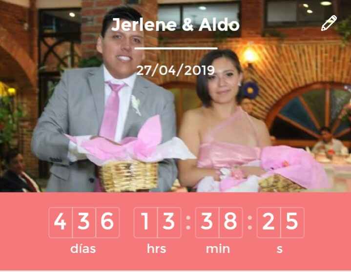 ¡Escribe los días que faltan para tu boda! - 1
