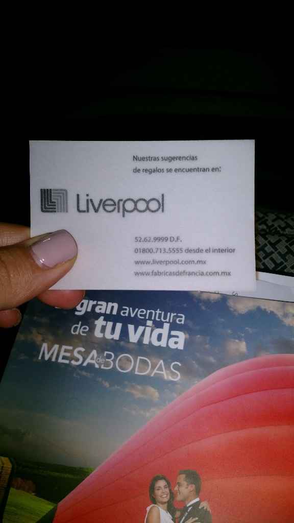 Dudas!! Con la mesa de regalos - 1