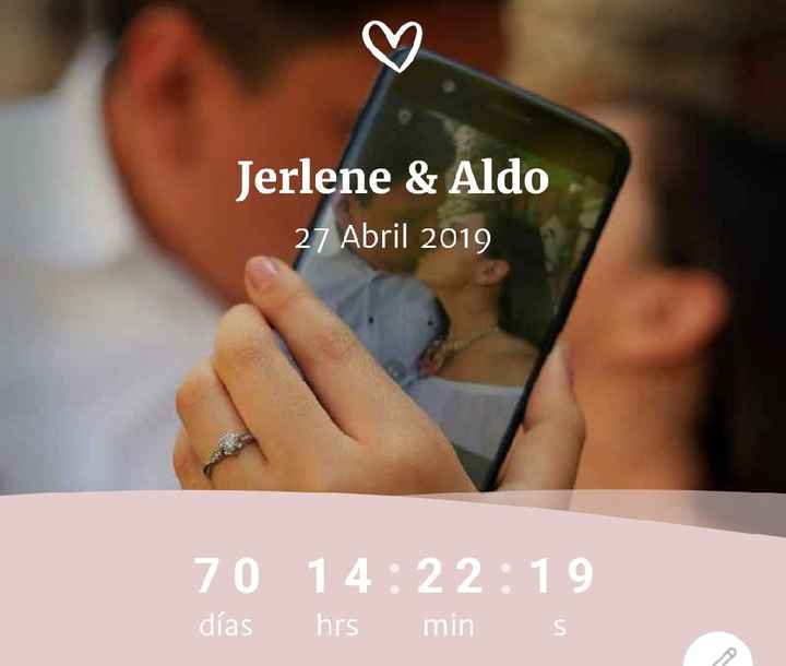 Mi contador a 30 días 😍💕 - 1