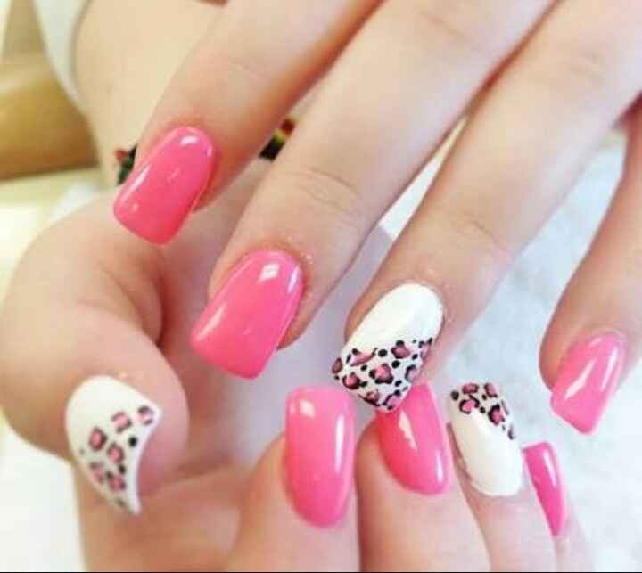 Octubre rosa:  uñas de novia - 1