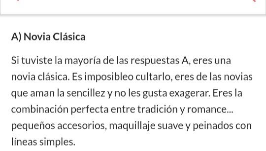 ¿qué estilo de novia eres? - el resultado es... - 1