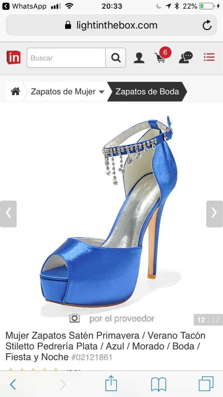 Donde  encuentro zapatillas azules?? - 1