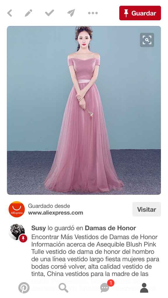 Vestidos de las damas de honor - 1