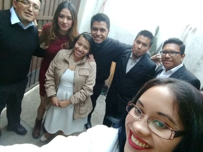Con los amigos 