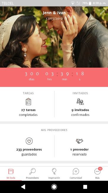 a solo 300 días 👰👨 - 1