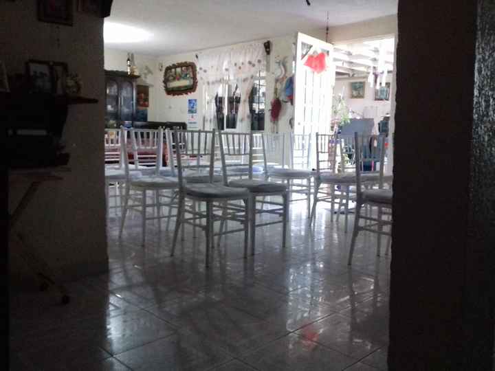La casa antes de la ceremonia