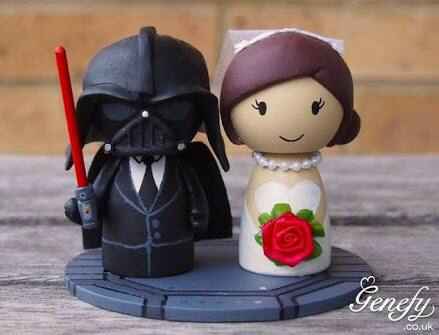 Cake toppers harry potter vs star wars - 3
