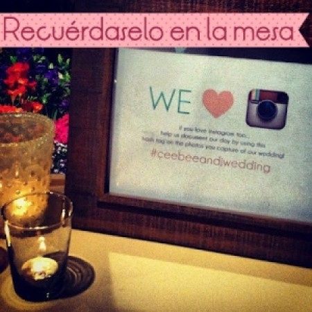 instagram en boda