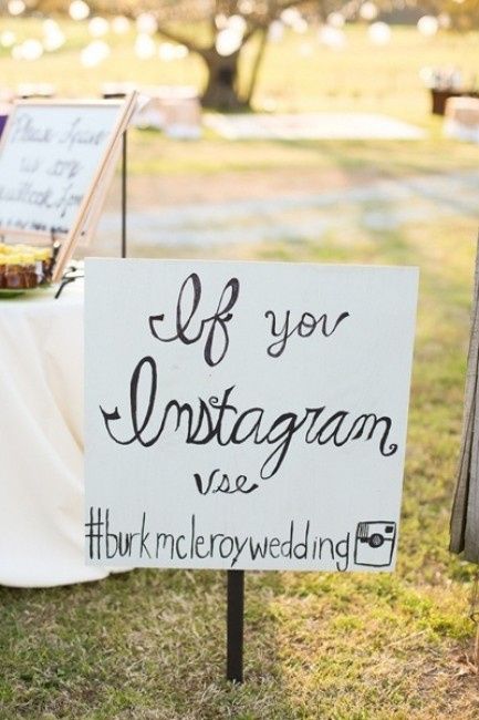 Instagram en boda