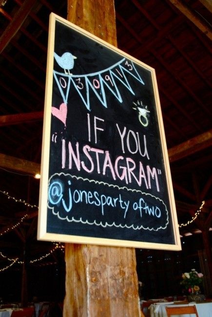 Instagram en boda