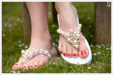 sandalias de novia