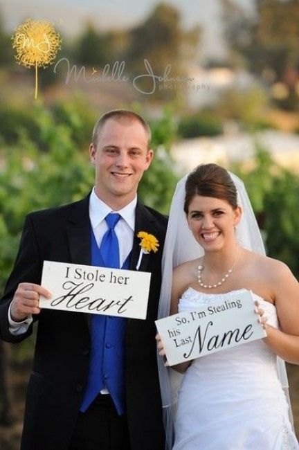 I stole her heart, so i'm stealing his last name 
