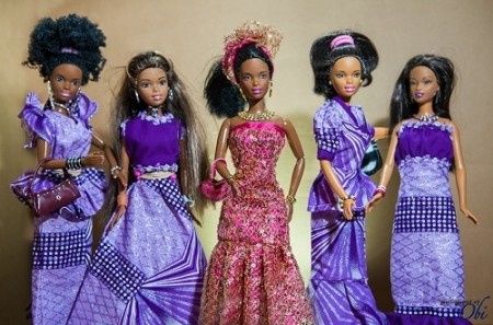 boda de Barbie y Ken nigerianos