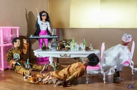 boda de Barbie y Ken nigerianos