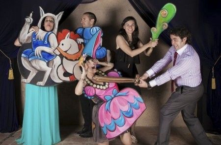 Photocall pintado a mano