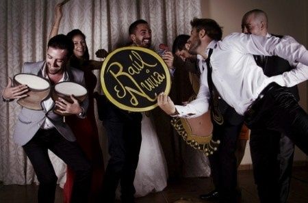 Photocall pintado a mano