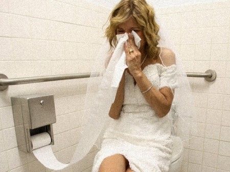 novia llorando
