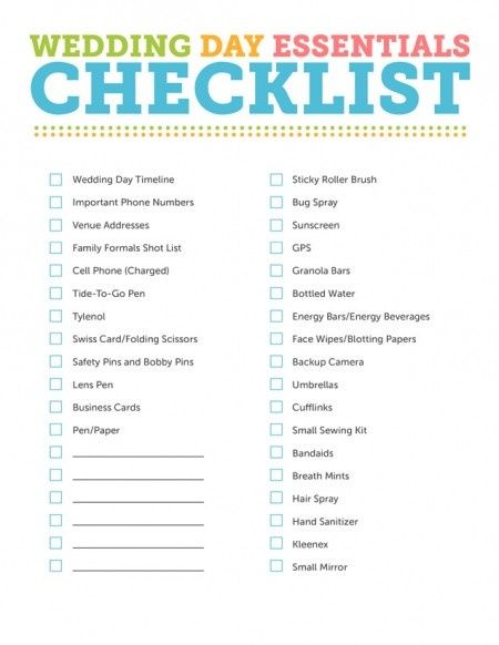 check list
