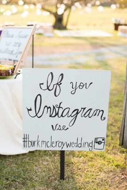 Instagram en boda
