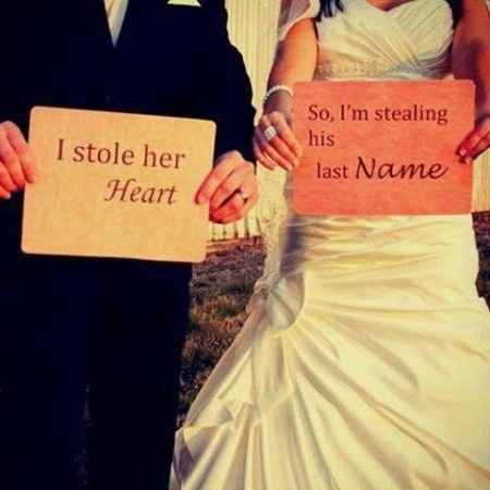 I stole her heart, so i'm stealing his last name 