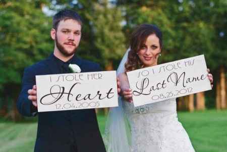 I stole her heart, so i'm stealing his last name 