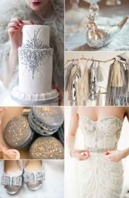 la elegancia del plateado