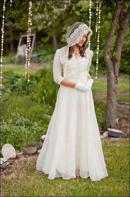 Velo tipo capucha para novias de invierno