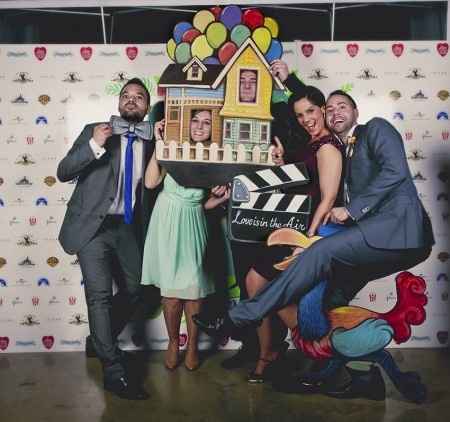 Photocall pintado a mano