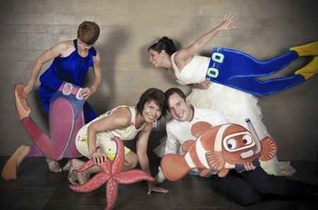 Photocall pintado a mano