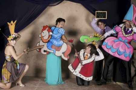 Photocall pintado a mano