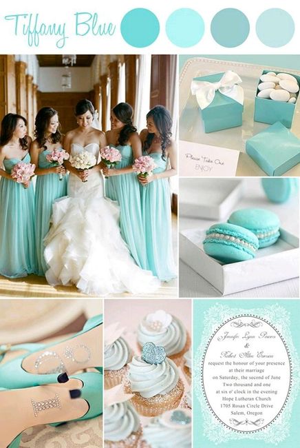 Ideas para boda con motivos en azul - 1