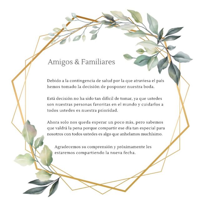 Como avisarles a los invitados 1