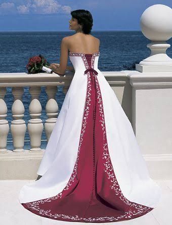 Colores: vestido de la novia en Rojo❣️ 2