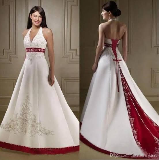 Colores: vestido de la novia en Rojo❣️ 3