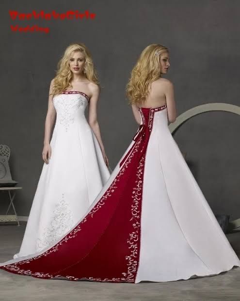 Colores: vestido de la novia en Rojo❣️ 5