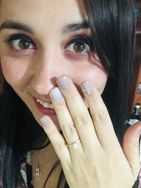 ¿Tenías las uñas hechas cuando te dio el anillo? 9