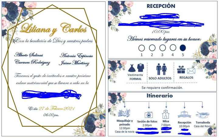 Qué tipo de invitación - 1