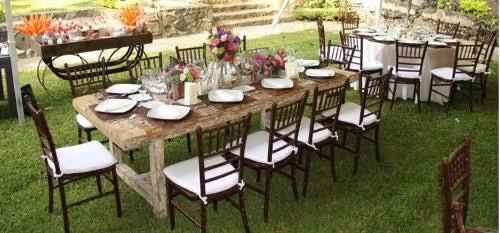 Mesas rectangulares en tu boda - 1