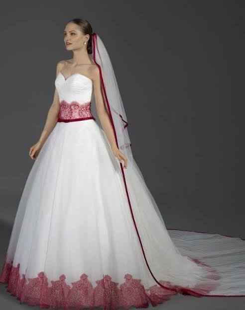 Colores: vestido de la novia en Rojo❣️ - 7