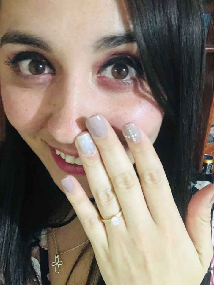 ¿Tenías las uñas hechas cuando te dio el anillo? - 1