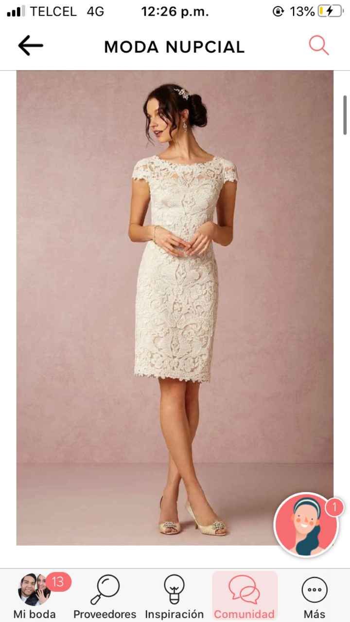 "Vestidos de Novia para Civil" - 1