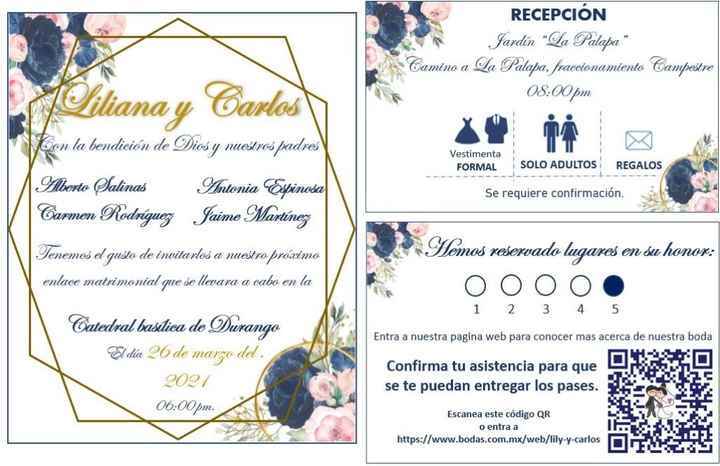 Invitaciones digitales ? - 1