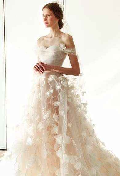vestidos flores 3d