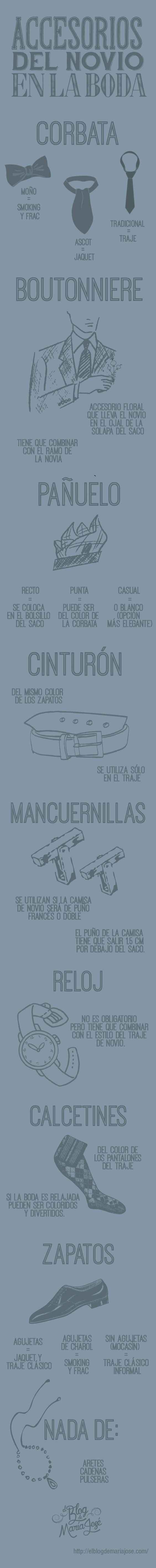 ACCESORIOS  PARA EL NOVIO 