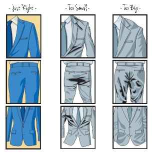 TRAJE DE FORMA CORRECTA 