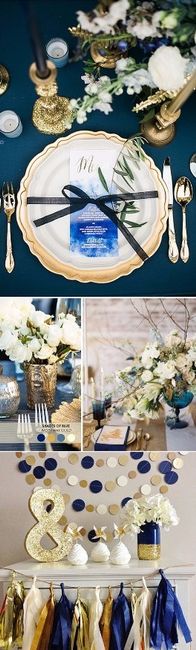 blanco con azul 