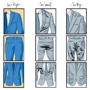 TRAJE DE FORMA CORRECTA 