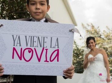 letreros para los pajes 