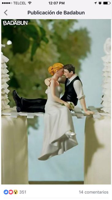 Novios para pastel - 1